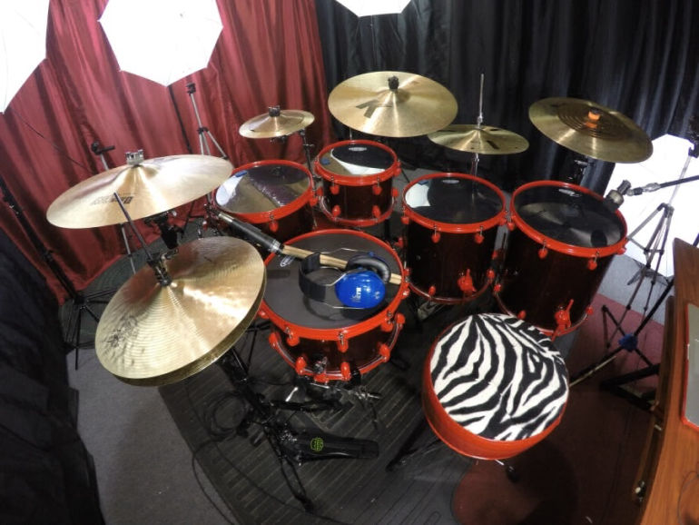 Mapex and Zildjians